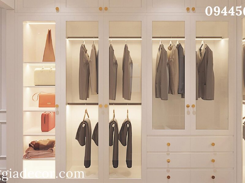 Thi Công Tủ Quần Áo Chung Cư Giá Xưởng 3 Tủ quần áo âm tường