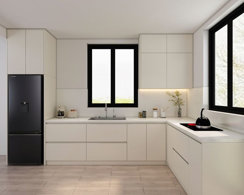 Những mẫu tủ bếp Plywood đẹp 2 Tủ bếp gỗ tự nhiên