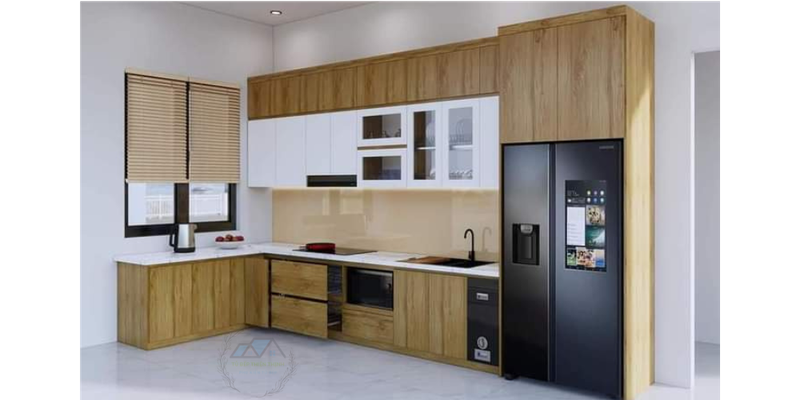 Thi công tủ bếp MDF chống ẩm đẹp, bền, giá tốt 4 Hình ảnh tủ bếp đẹp, hiện đại