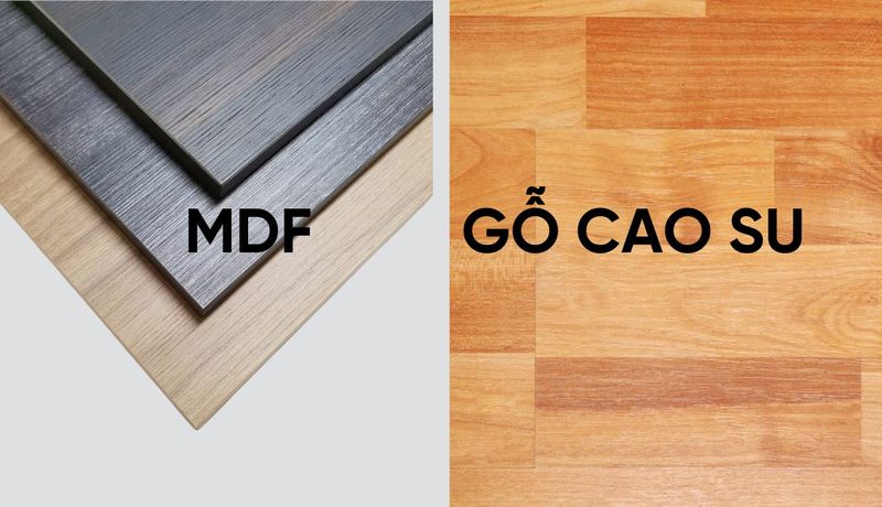 So sánh MDF và gỗ cao su 1 Gỗ cao su