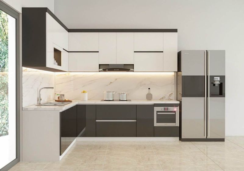 Có nên làm tủ bếp MDF lõi xanh chống ẩm không 1 Tủ bếp MDF lõi xanh chống ẩm