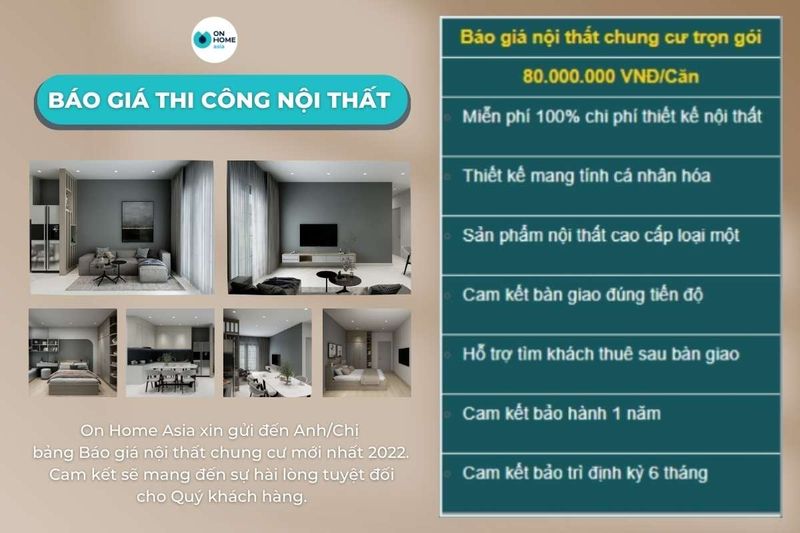 Báo Giá Thi Công Nội Thất Chung Cư Mới Nhất 3 Báo giá nội thất chung cư cao cấp