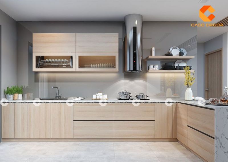 Đóng tủ bếp theo yêu cầu trực tiếp tại xưởng sản xuất 4 Chọn mua tủ bếp đóng sẵn hay theo yêu cầu?