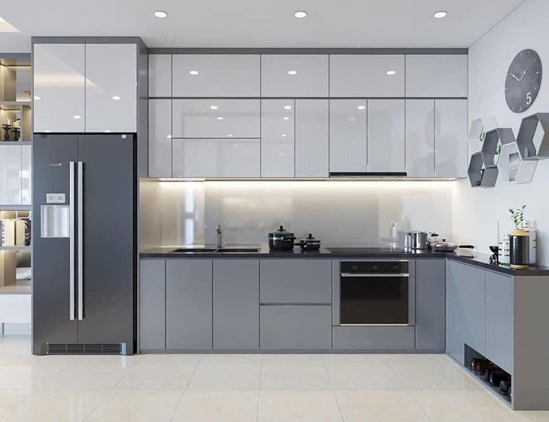 Tủ bếp MDF phủ Laminate có bền không 2 Tủ bếp MDF phủ laminate đẹp, sang trọng
