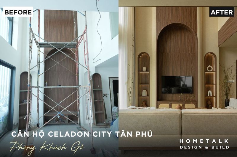 Kinh Nghiệm Chọn Xưởng Đóng Nội Thất Chung Cư 4 Cảnh quan phòng khách