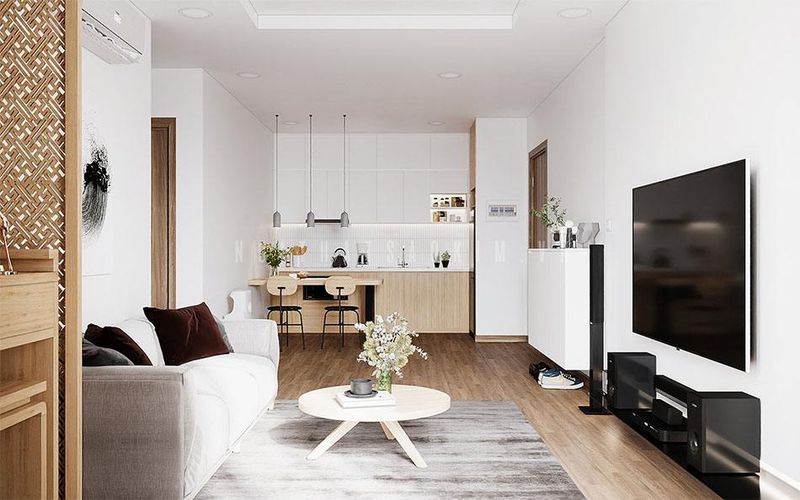 Nội Thất Chung Cư Phong Cách Japandi 2 Nội thất chung cư 75m2 phong cách Japandi