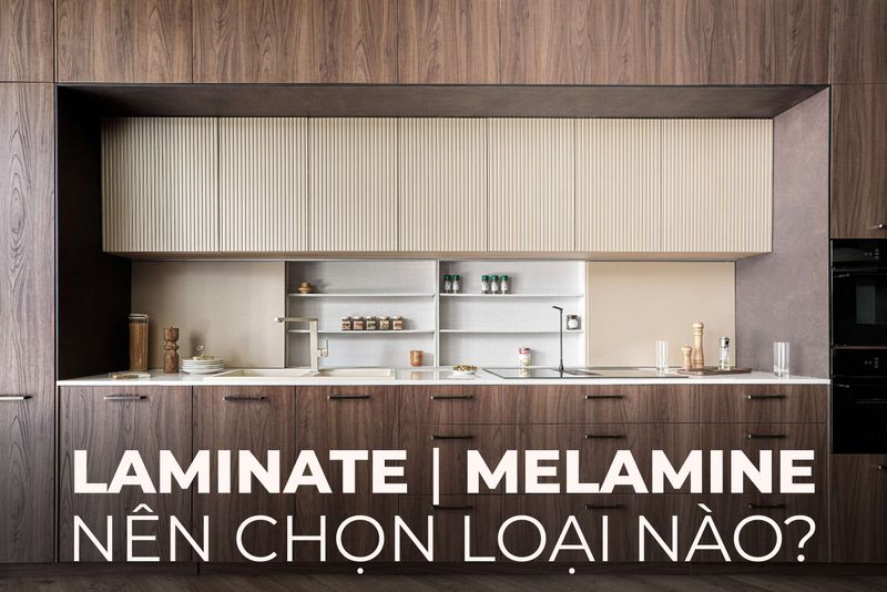 Nội Thất Chung Cư Melamine Hay Laminate 1 So sánh Laminate và Melamine