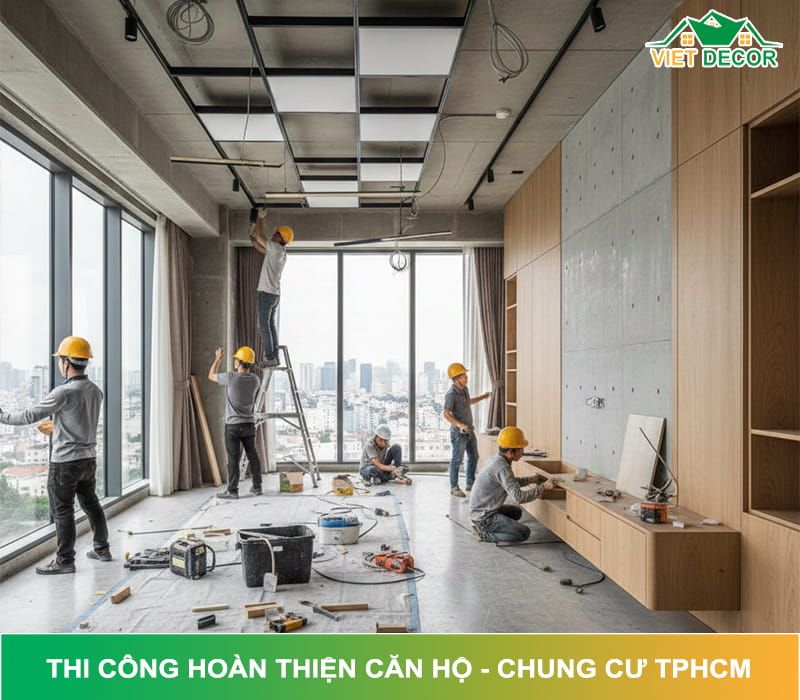 Đơn Vị Thi Công Nội Thất Chung Cư Uy Tín HCM 6 Hình ảnh 5