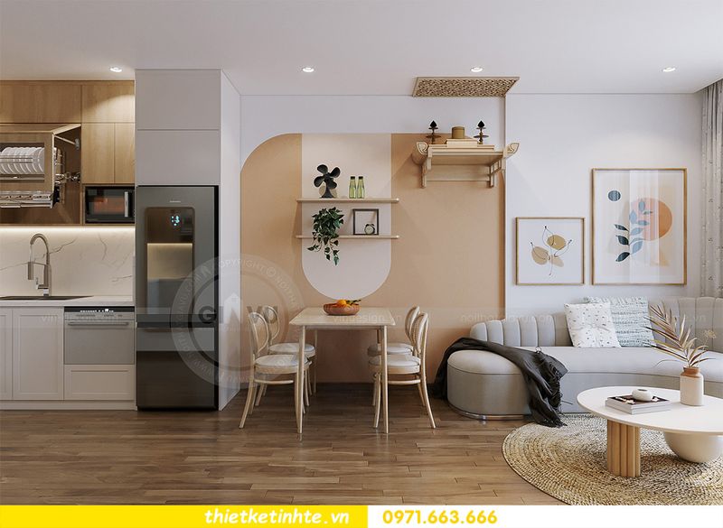 Nội Thất Chung Cư Phong Cách Scandinavian 1 Mẫu thiết kế nội thất phong cách Scandinavian