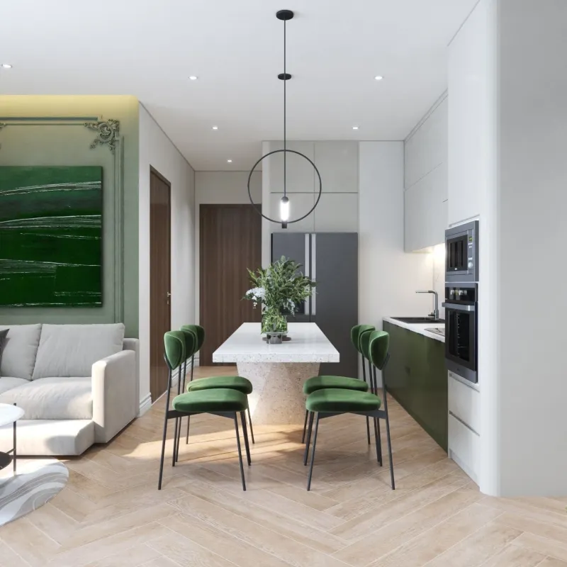 <a href= Thiết kế căn hộ chung cư ngân sách 200 triệu