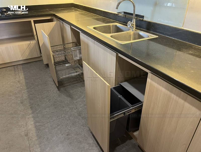 Thi công tủ bếp Plywood cao cấp chống nước chống mối mọt 2 Tủ bếp gỗ công nghiệp có chống mối mọt không