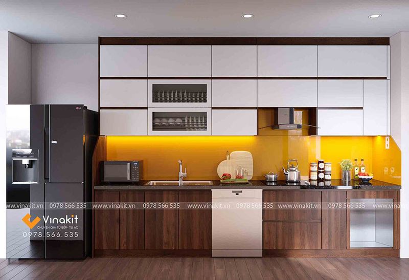Chi phí hoàn thiện một bộ tủ bếp gồm những gì 1 tu bep inox he modul roi canh go 1