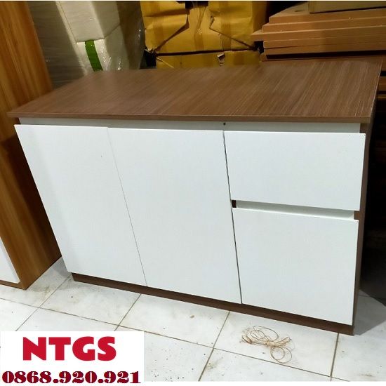 Đóng Tủ Bếp Chung Cư Gỗ MDF Chống Ẩm 1 Tủ bếp MDF