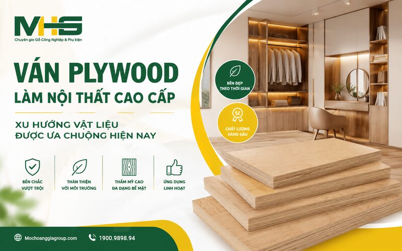 Plywood Có Phù Hợp Làm Nội Thất Chung Cư 2 Nội thất chung cư cao cấp sử dụng plywood